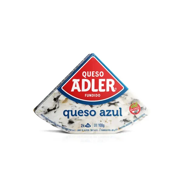 Queso triangular azul Adler