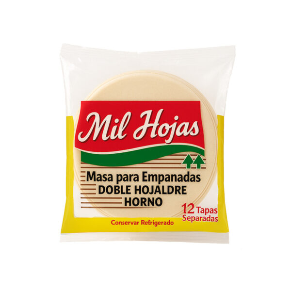 Masa para empanada doble hojaldre