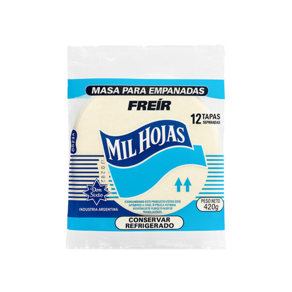 Masa para empanadas de Freir Mil Hojas