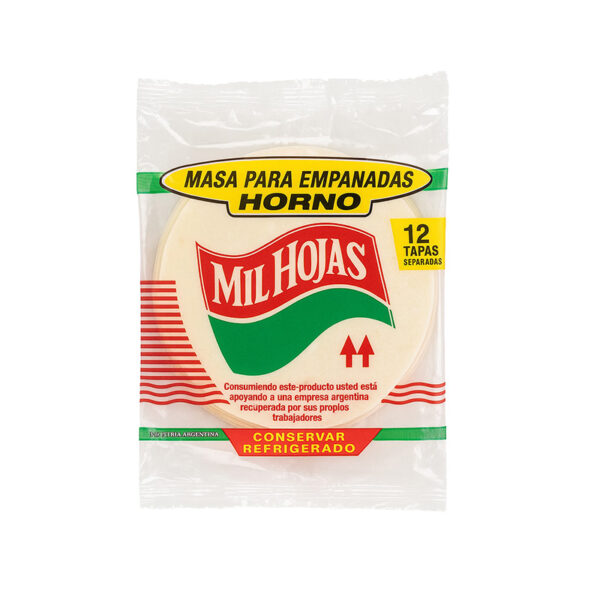 Masa para empanadas de Horno Mil Hojas