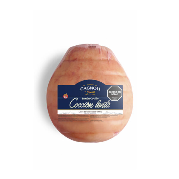 Jamón cocido Cocción lenta Cagnoli – Precio por Kilo