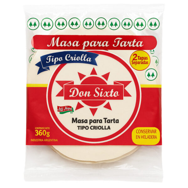 Masa para tarta Don Sixto