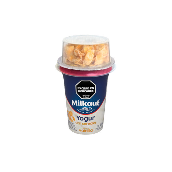 Yogur Entero Vainilla con Copos de Maíz