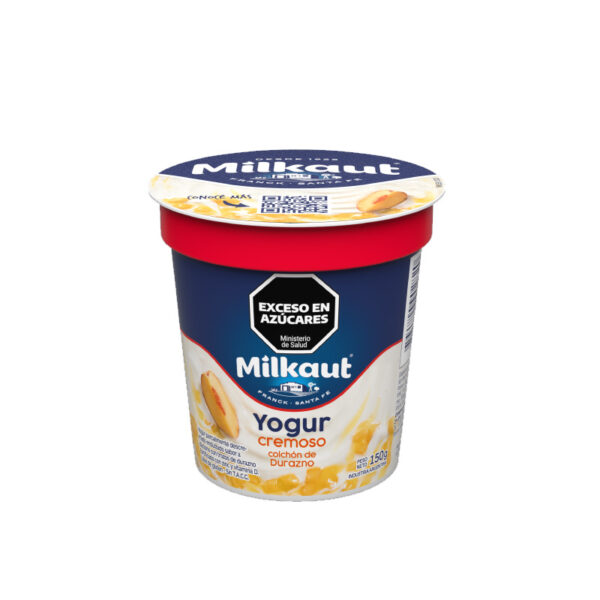 Yogur Cremoso Entero Colchón de Durazno