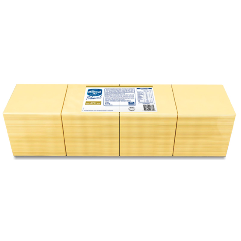 Queso en fetas Milkaut Provolone x 192