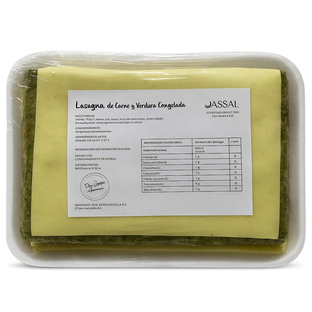 Lasagna Fresca Carne y verdura x 500g