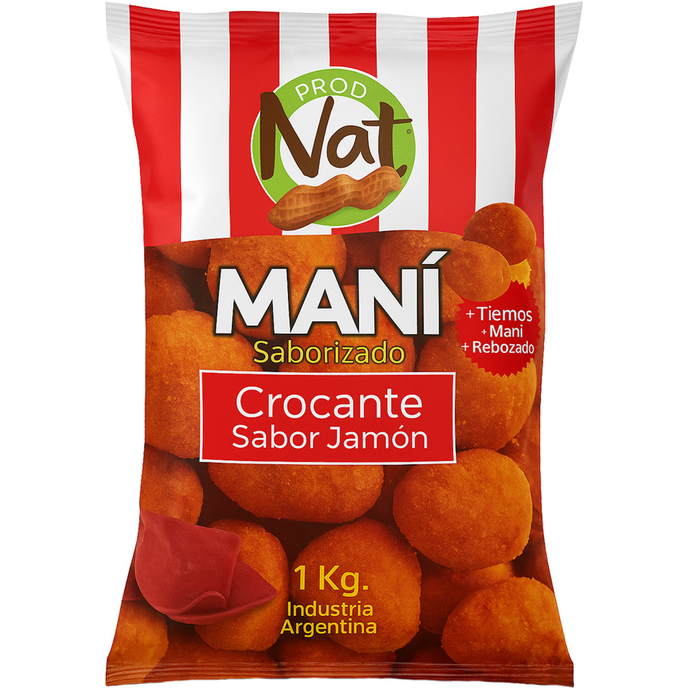 Mani saborizado Jamon x 1 kg