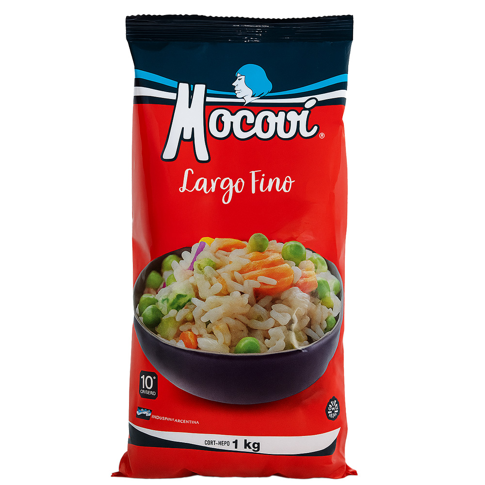 Arroz Largo fino mocovi x 1kg