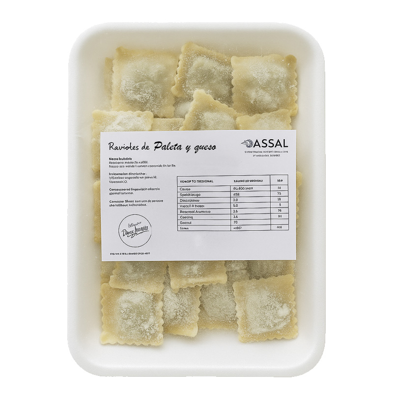 Ravioles Frescos Paleta y queso x 500g