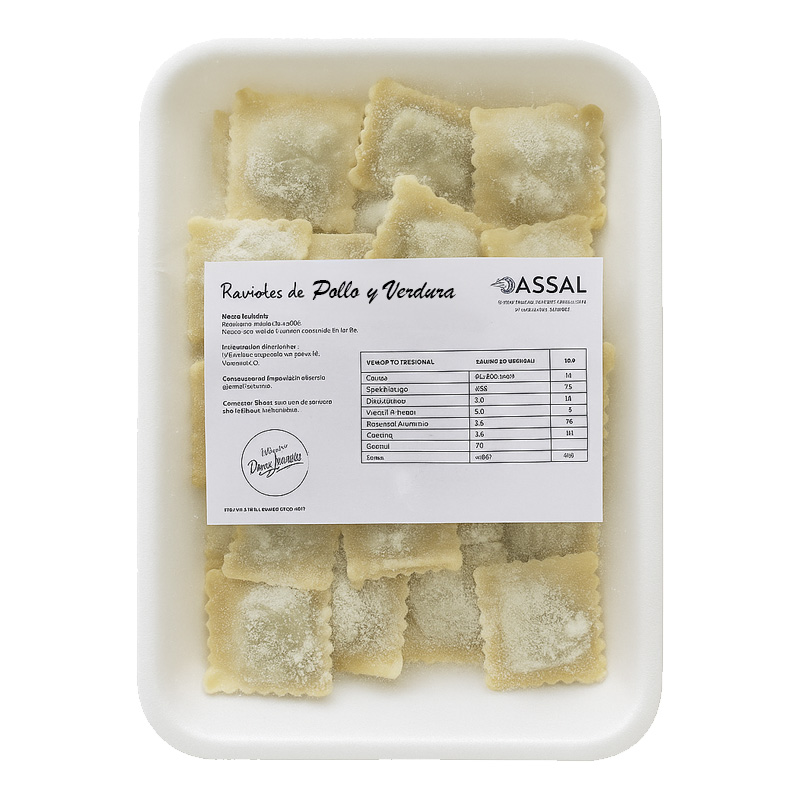Ravioles Frescos Pollo y verdura x 500g