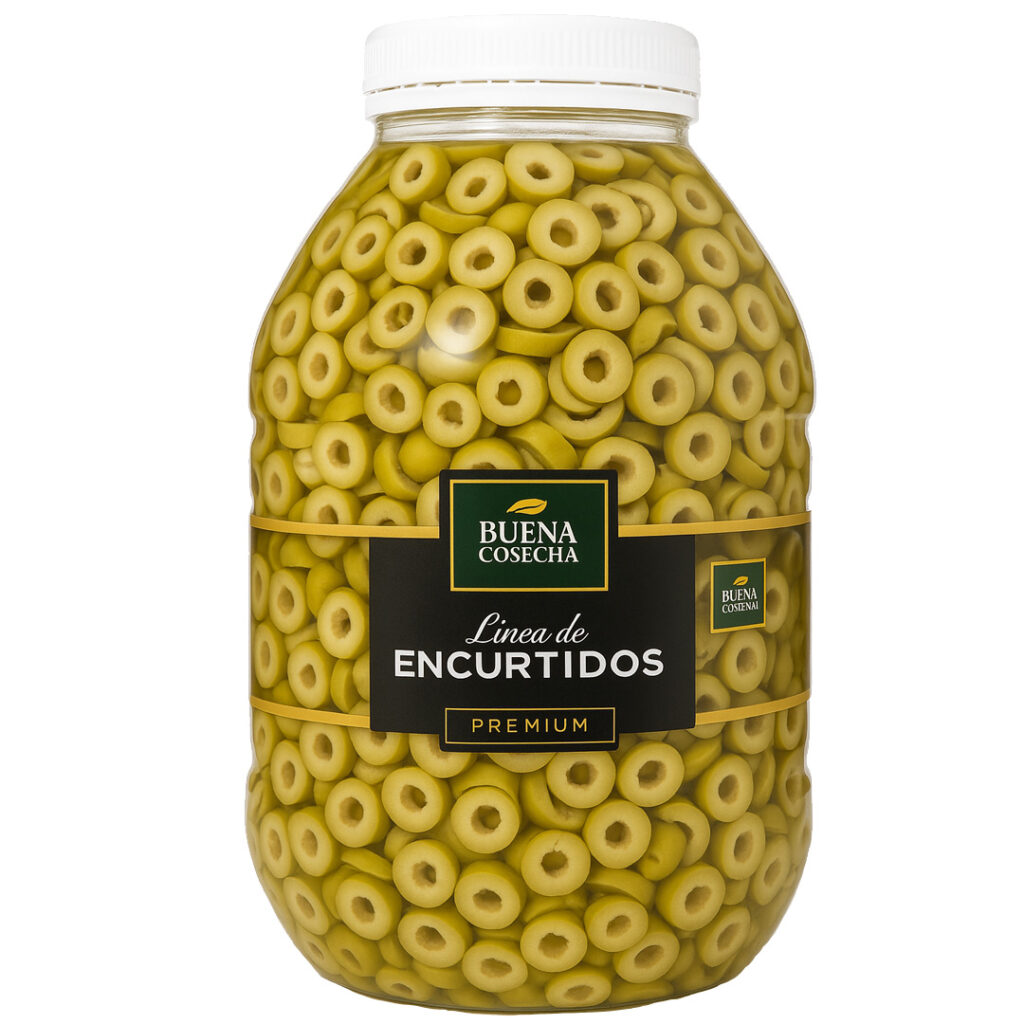 Aceitunas verdes en Rodajas x 4kg