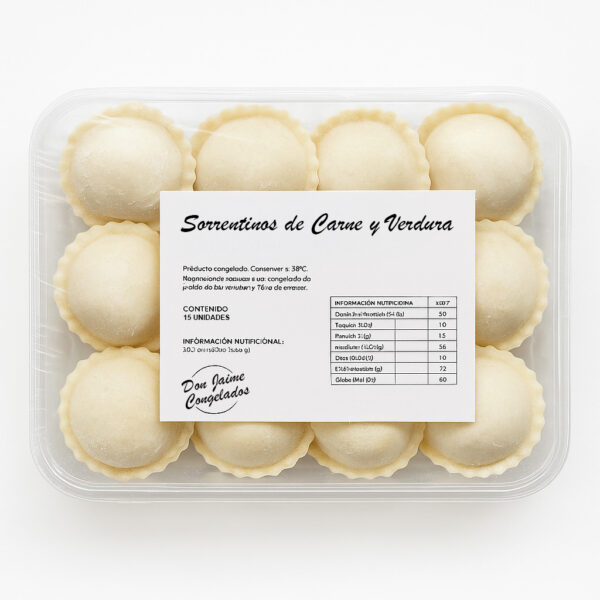 Sorrentinos Frescos Carne y verdura x 500g