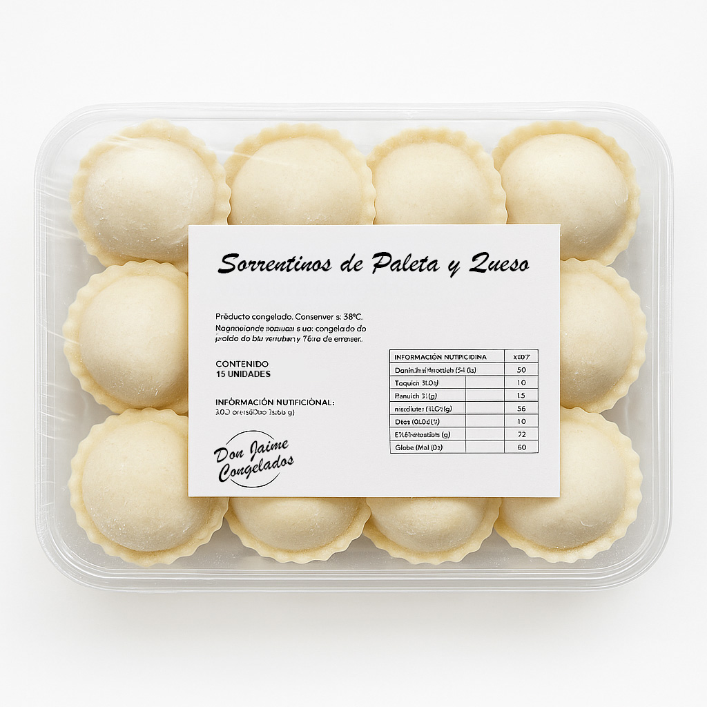 Sorrentinos Frescos Paleta y queso x 500g
