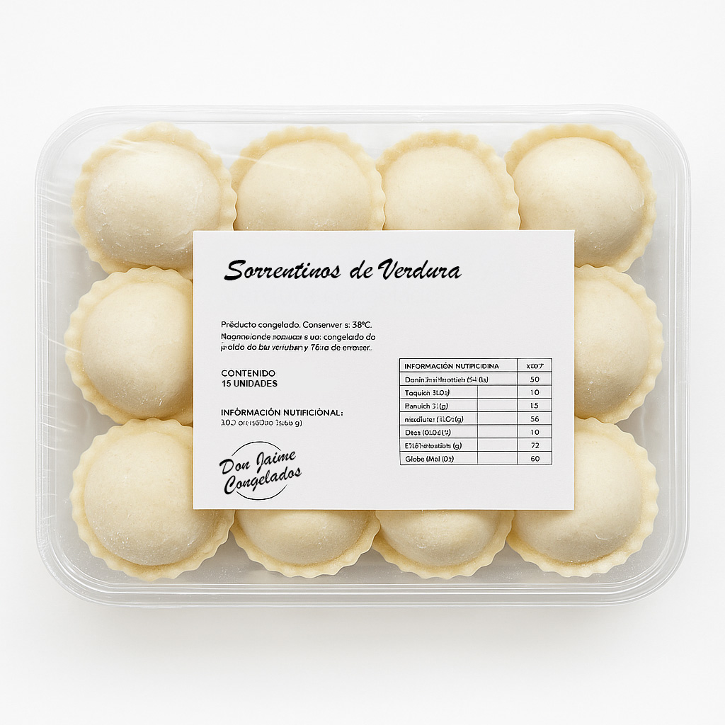 Sorrentinos Frescos Verdura x 500g