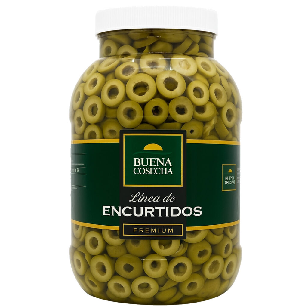 Aceitunas verde en Rodaja x 1.7kg